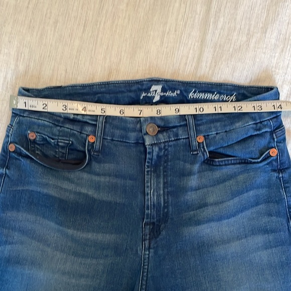 7 for All Mankind kimmie cropped jeans - Picture 7 of 13